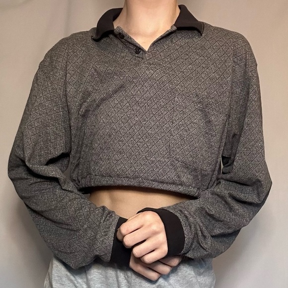 Van Heusen Tops - Cropped collared shirt